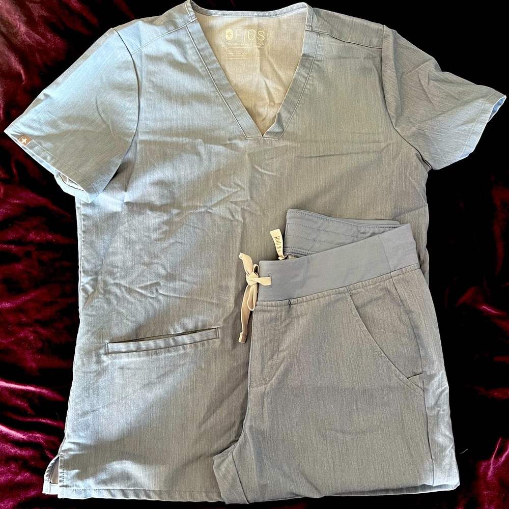 (RARE FIGS) Figs Heather Denim [HDM] Scrub set (PO#1299,1300)